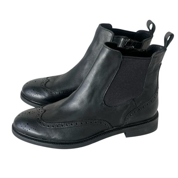 Jeffrey Campbell Edmone Leather Chelsea boots black 7.5 - Picture 5 of 13